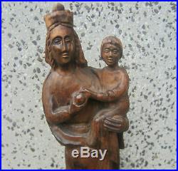16+ Virgin Mary Child Jesus Sculpture Madonna child Christ Statue Wood Carving