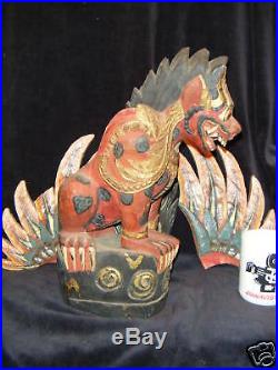 18.5(47 cm) Traditional Balinese Wood Carving Guardian