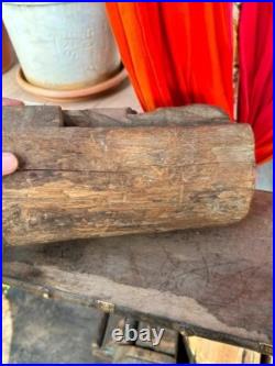 1800's Ancient Wooden Hand Craved Wall Hanging Parrot Figure Bracket Panel