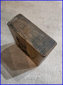 1880 Hand Carved Wood Block 3 Carved Scrolls Design Carving Thick Mold