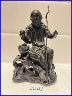 18th/19th is C. Chinese Qing Seated Figure in Lead