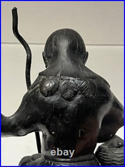 18th/19th is C. Chinese Qing Seated Figure in Lead