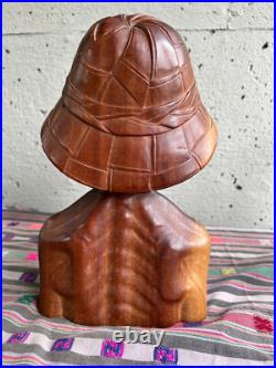 1950's Balinese Old Man Carving 1950's Balinese Old Man Carving