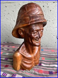 1950's Balinese Old Man Carving 1950's Balinese Old Man Carving