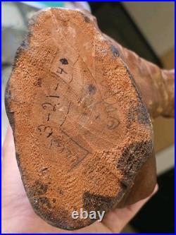 1983 Folk Art Root Hand Sculpture Cedar/Cypress Knee with Label Sulphur Springs 17 1983 Folk Art Root Hand Sculpture Cedar/Cypress Knee with Label Sulphur Springs 17
