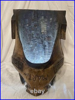 2 Pieces Of Carved Art In One Wood Sculpture, Signed By The Artist MARTIN 2 Pieces Of Carved Art In One Wood Sculpture, Signed By The Artist MARTIN