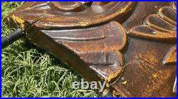 2 RARE VTG Wood Art Abstract Organic Sculptures Hand-Carved Mid-Century Modern