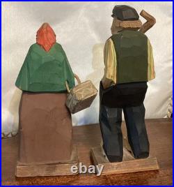 2 Sven Gunnarsson carvings