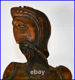 20 Retro Mid-Century Don Quixote Wood Carving Sculpture Signed Nestor 20 Retro Mid-Century Don Quixote Wood Carving Sculpture Signed Nestor