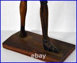 20 Retro Mid-Century Don Quixote Wood Carving Sculpture Signed Nestor 20 Retro Mid-Century Don Quixote Wood Carving Sculpture Signed Nestor
