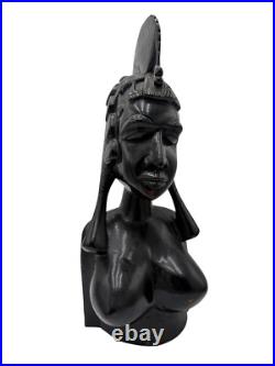 21 Antique Original Carved EBONY Wood Vintage Carving Figurine Sculpture Statue 21 Antique Original Carved EBONY Wood Vintage Carving Figurine Sculpture Statue