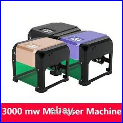 3000MW Laser Engraving Machine DIY Logo Mark Printer Cutter For Wood PVC Carving