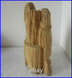 9+ Holy Family Joseph Jesus Mary carved wooden Statue Sculpture carving, wood