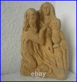 9+ Holy Family Joseph Jesus Mary carved wooden Statue Sculpture carving, wood