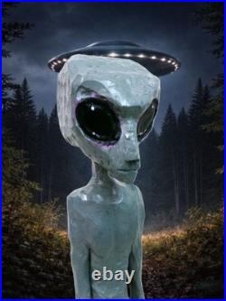 ALIEN my 12-1/4 hand carved/painted/signed fig