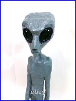 ALIEN my 12-1/4 hand carved/painted/signed fig