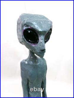 ALIEN my 12-1/4 hand carved/painted/signed fig