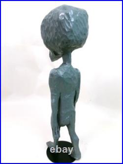 ALIEN my 12-1/4 hand carved/painted/signed fig