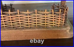 ANRI STABLE for 6 KUOLT, FERRANDIZ or BERNARDI NATIVITY WOODCARVINGS