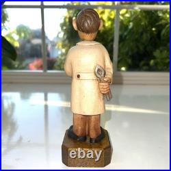 ANRI Vtg Ferrandiz Doctor Figurine Set Dentist Gynecologist Oculist Hand Carved