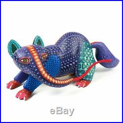 ANTEATER Oaxacan Alebrije Wood Carving Mexican Art Animal Sculpture Painting