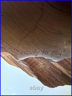 Abstract Sculpture Wood Carving Large Surrealist Modernist Expressionist Wehlri