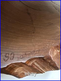 Abstract Sculpture Wood Carving Large Surrealist Modernist Expressionist Wehlri