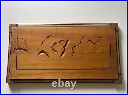 Abstract Sculpture Wood Carving Surrealism Modernism Expressionism Shippey