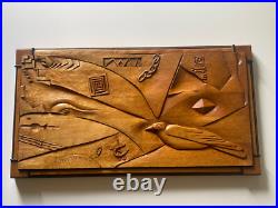 Abstract Sculpture Wood Carving Surrealism Modernism Expressionism Shippey Icon