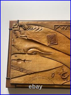 Abstract Sculpture Wood Carving Surrealism Modernism Expressionism Shippey Icon