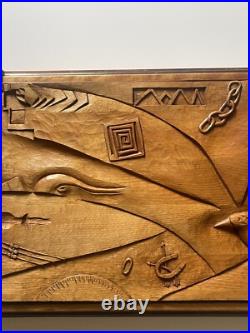 Abstract Sculpture Wood Carving Surrealism Modernism Expressionism Shippey Icon