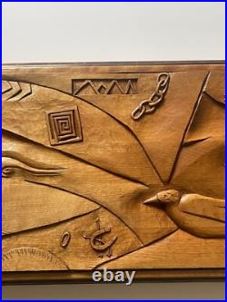 Abstract Sculpture Wood Carving Surrealism Modernism Expressionism Shippey Icon