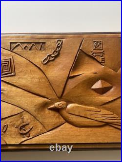Abstract Sculpture Wood Carving Surrealism Modernism Expressionism Shippey Icon