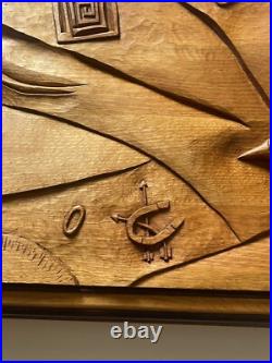 Abstract Sculpture Wood Carving Surrealism Modernism Expressionism Shippey Icon