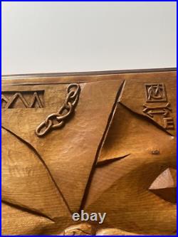 Abstract Sculpture Wood Carving Surrealism Modernism Expressionism Shippey Icon