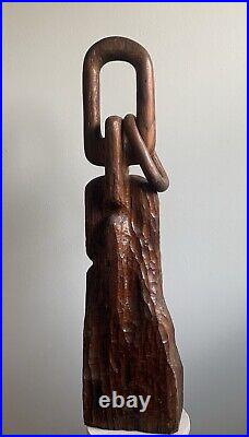 Abstract Wood Sculpture