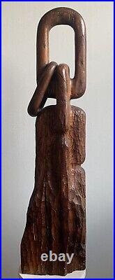 Abstract Wood Sculpture