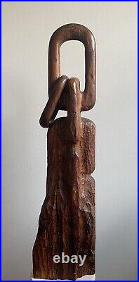 Abstract Wood Sculpture