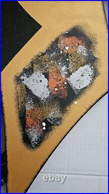 Abstract wooden wall sculpture, contemporary wood wall art, 25x23 by Alisa