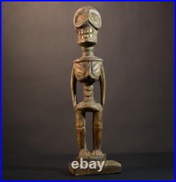 African Lega Statue Hand Carved Tribal Figure Congo Ritual Art Decor-G5098