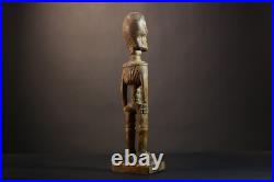 African Lega Statue Hand Carved Tribal Figure Congo Ritual Art Decor-G5098