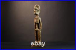 African Lega Statue Hand Carved Tribal Figure Congo Ritual Art Decor-G5098