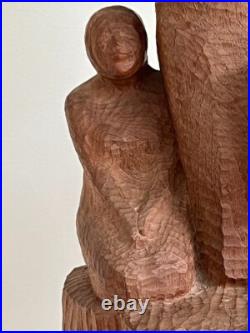 Alexander Tolin Impressionist Large Wood Carving Titled End Of Holocaust Alexander Tolin Impressionist Large Wood Carving Titled End Of Holocaust