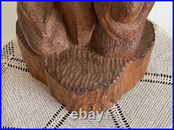 Alexander Tolin Impressionist Large Wood Carving Titled End Of Holocaust