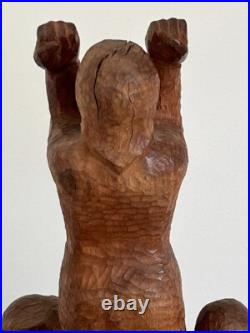 Alexander Tolin Impressionist Large Wood Carving Titled End Of Holocaust