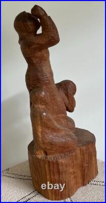 Alexander Tolin Impressionist Large Wood Carving Titled End Of Holocaust