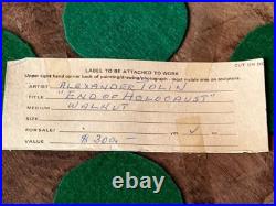 Alexander Tolin Impressionist Large Wood Carving Titled End Of Holocaust Alexander Tolin Impressionist Large Wood Carving Titled End Of Holocaust