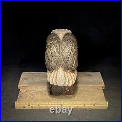 American Bald Eagle Wood Carving Folk Art Home Decor