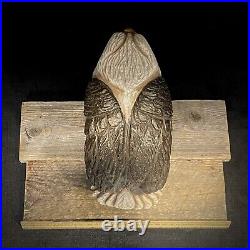 American Bald Eagle Wood Carving Folk Art Home Decor