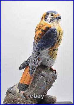 American Kestrel Full Size Wood Sculpture/Carving